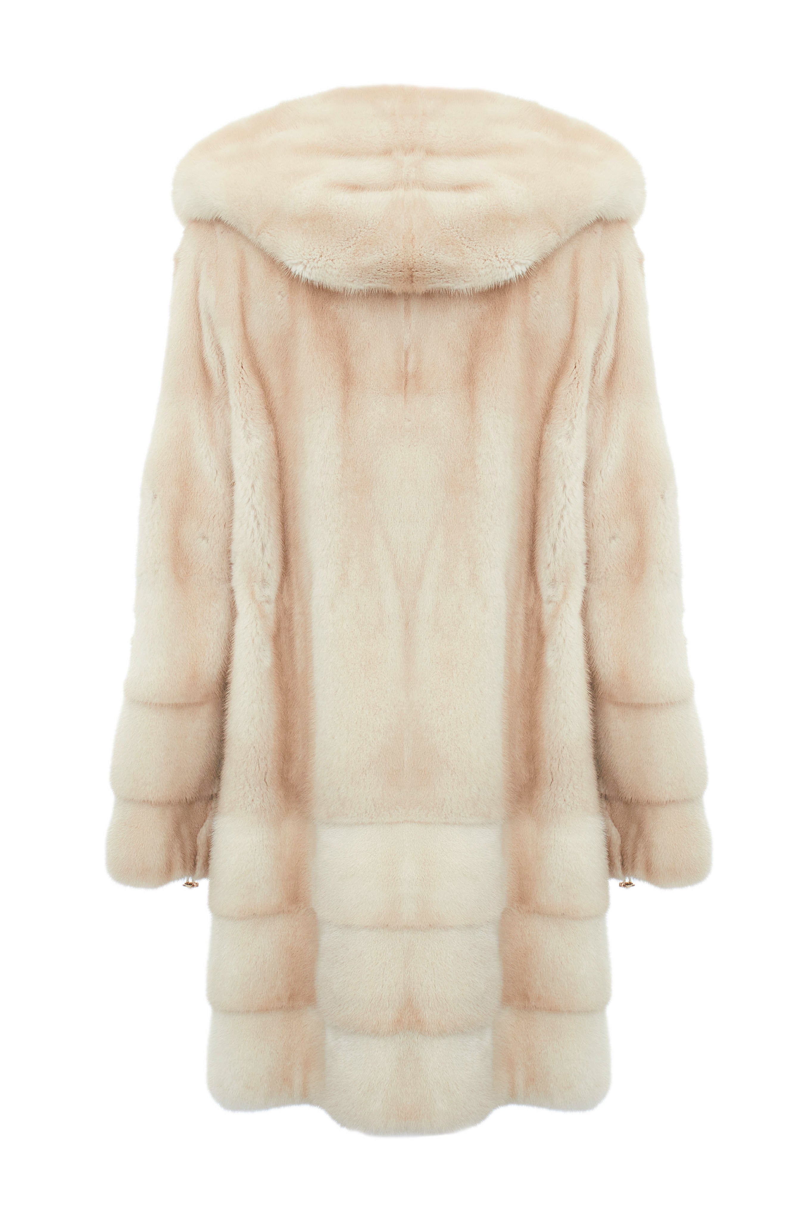 Pearl Long Mink Fur Coat