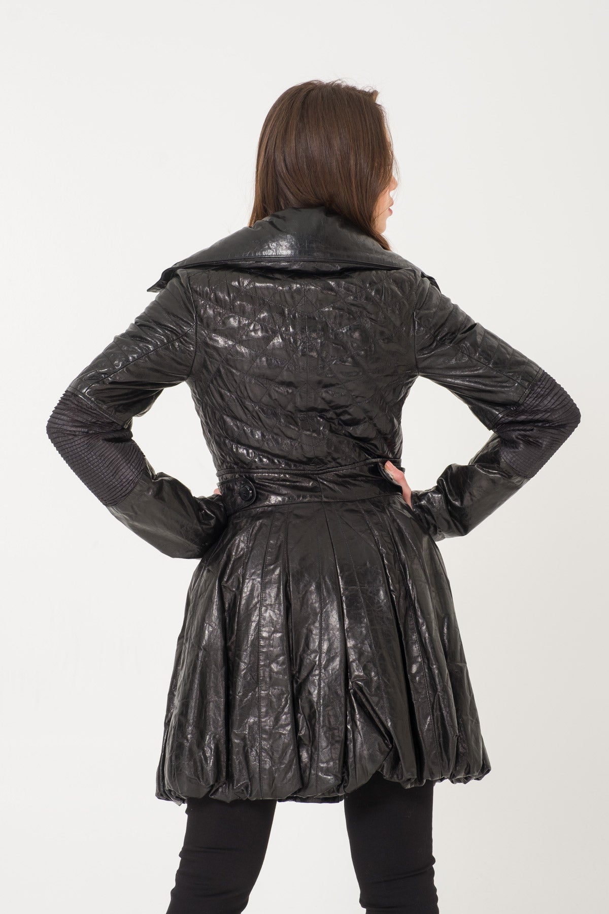 Black Leather Coat