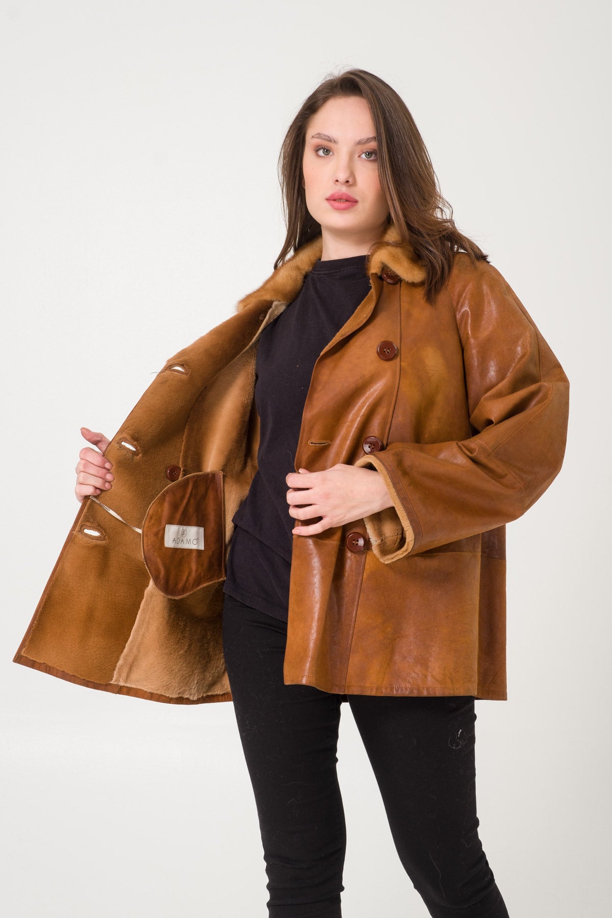 Brown Shearling Jacket