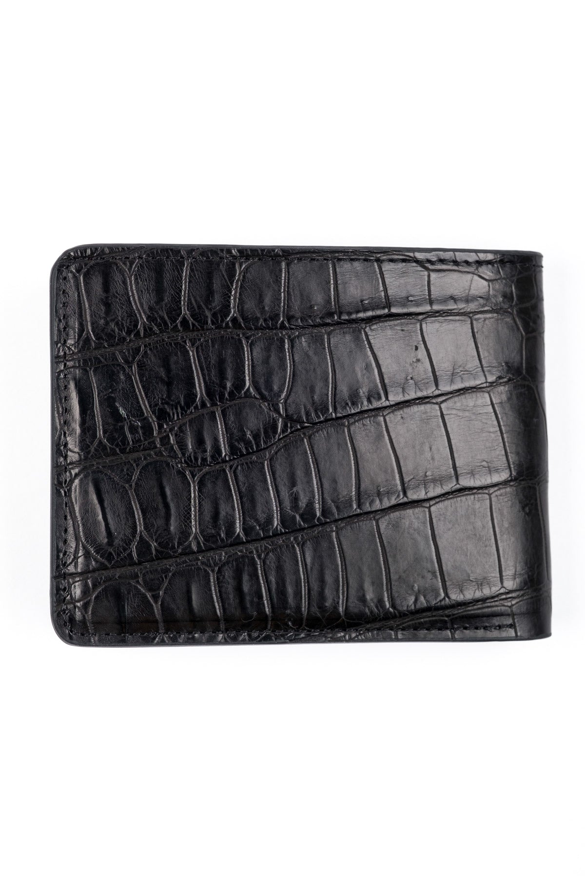 Black Crocodile Leather Wallet