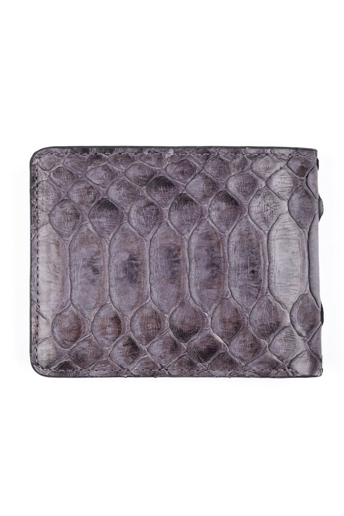 Grey Python Leather Wallet