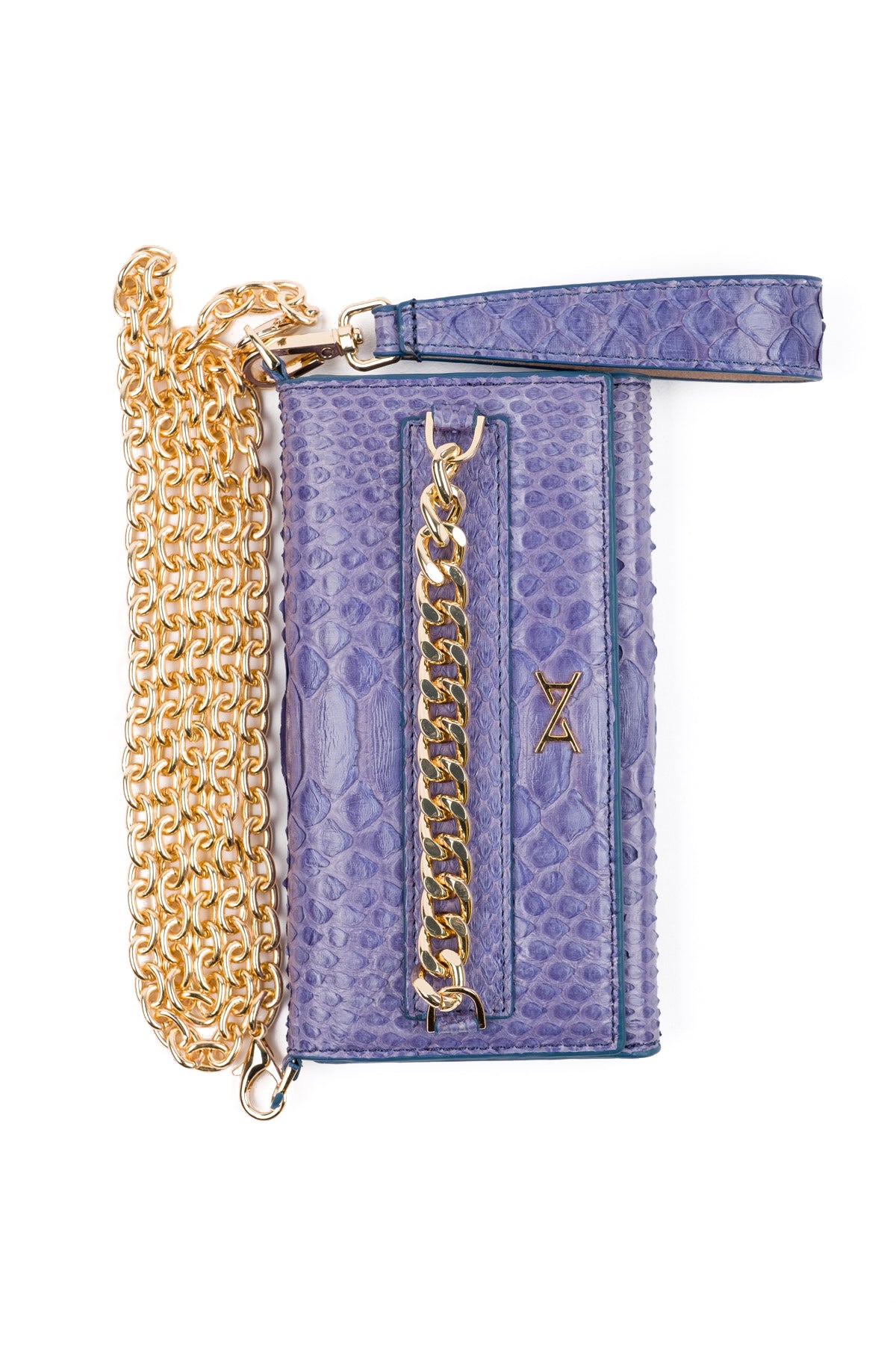 Purple Python iPhone 12 / 13 Bag Case