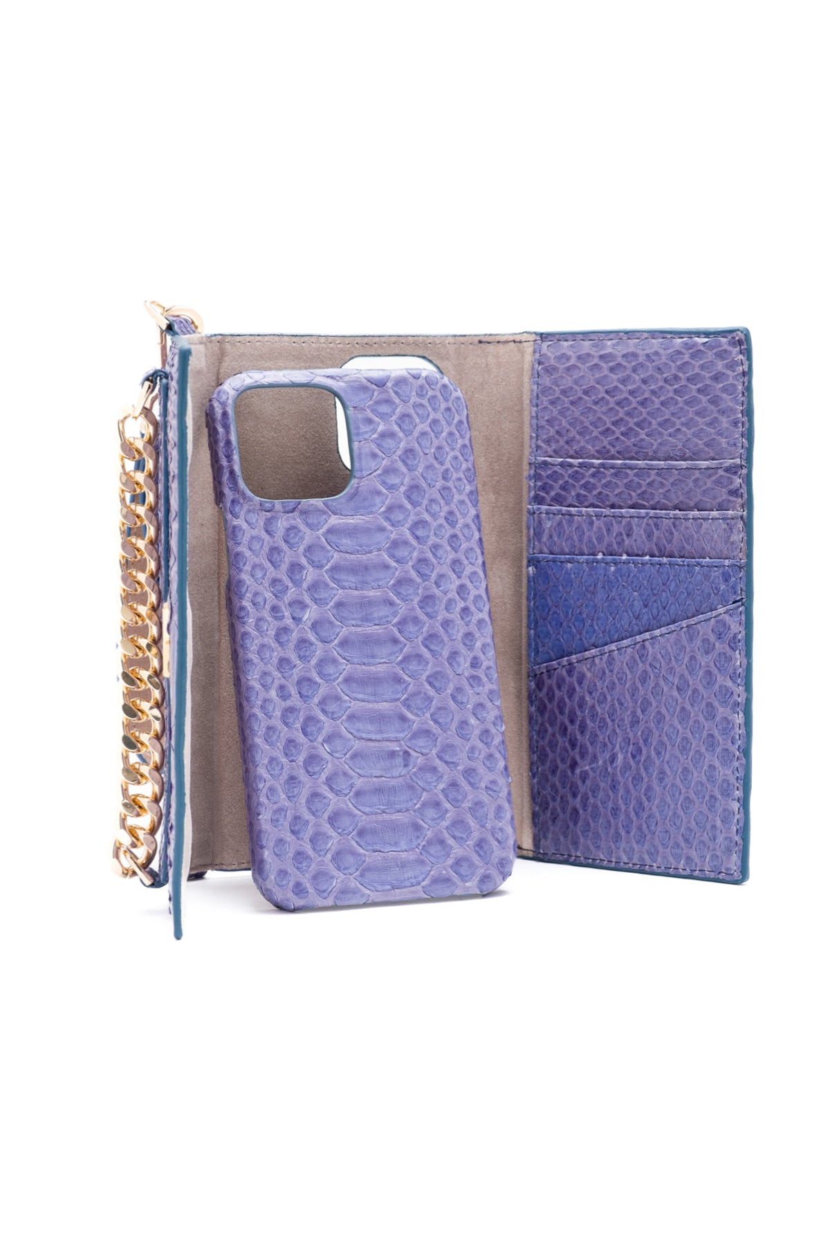 Purple Python iPhone 12 / 13 Bag Case