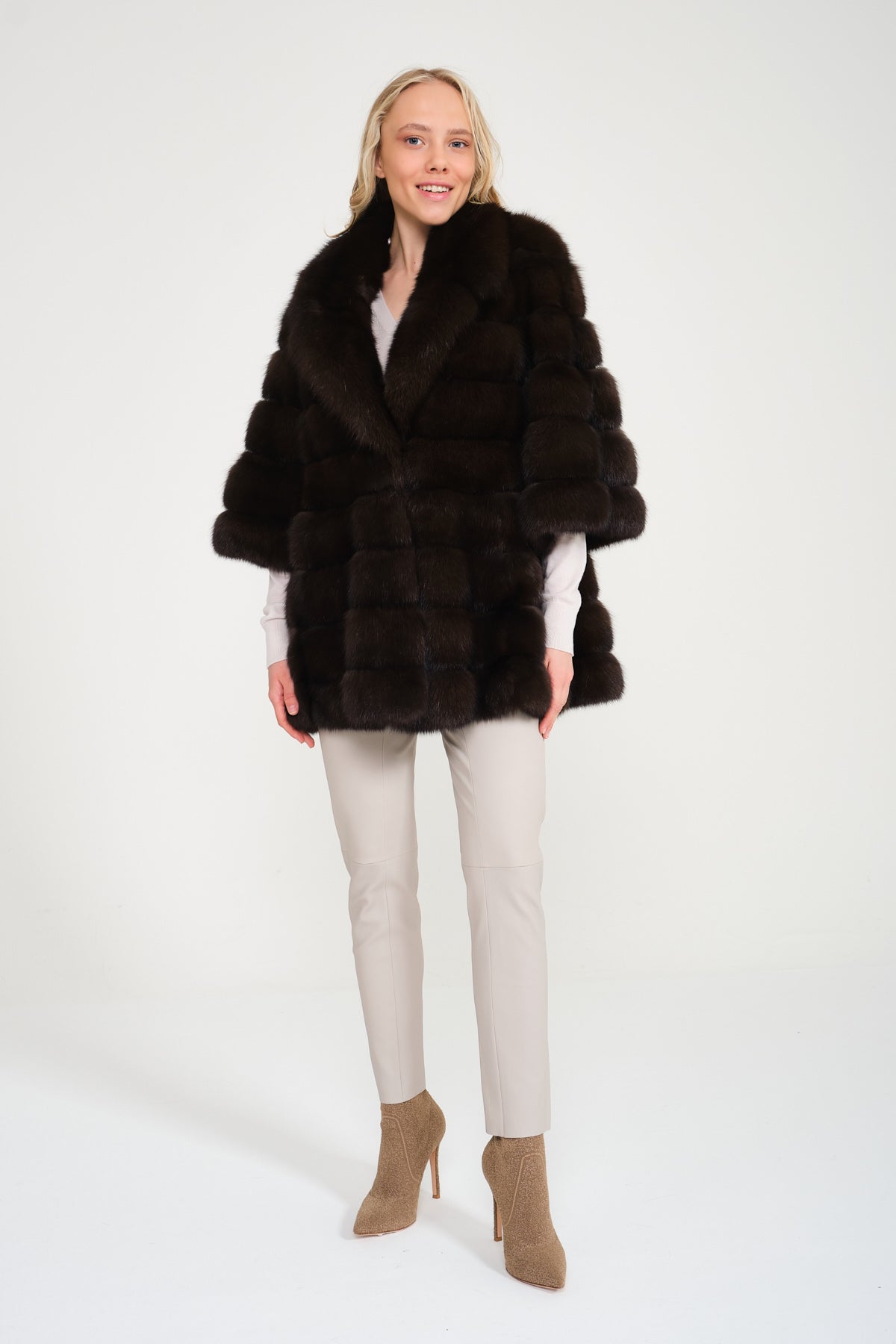 Natural Sable Fur Coat