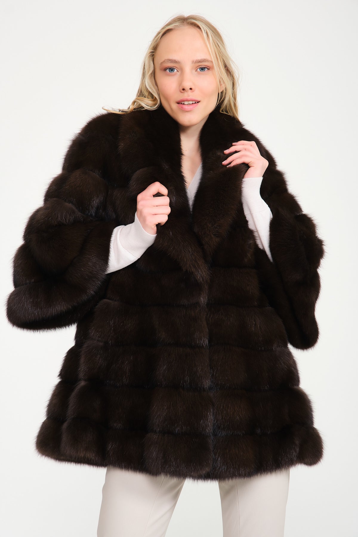 Natural Sable Fur Coat