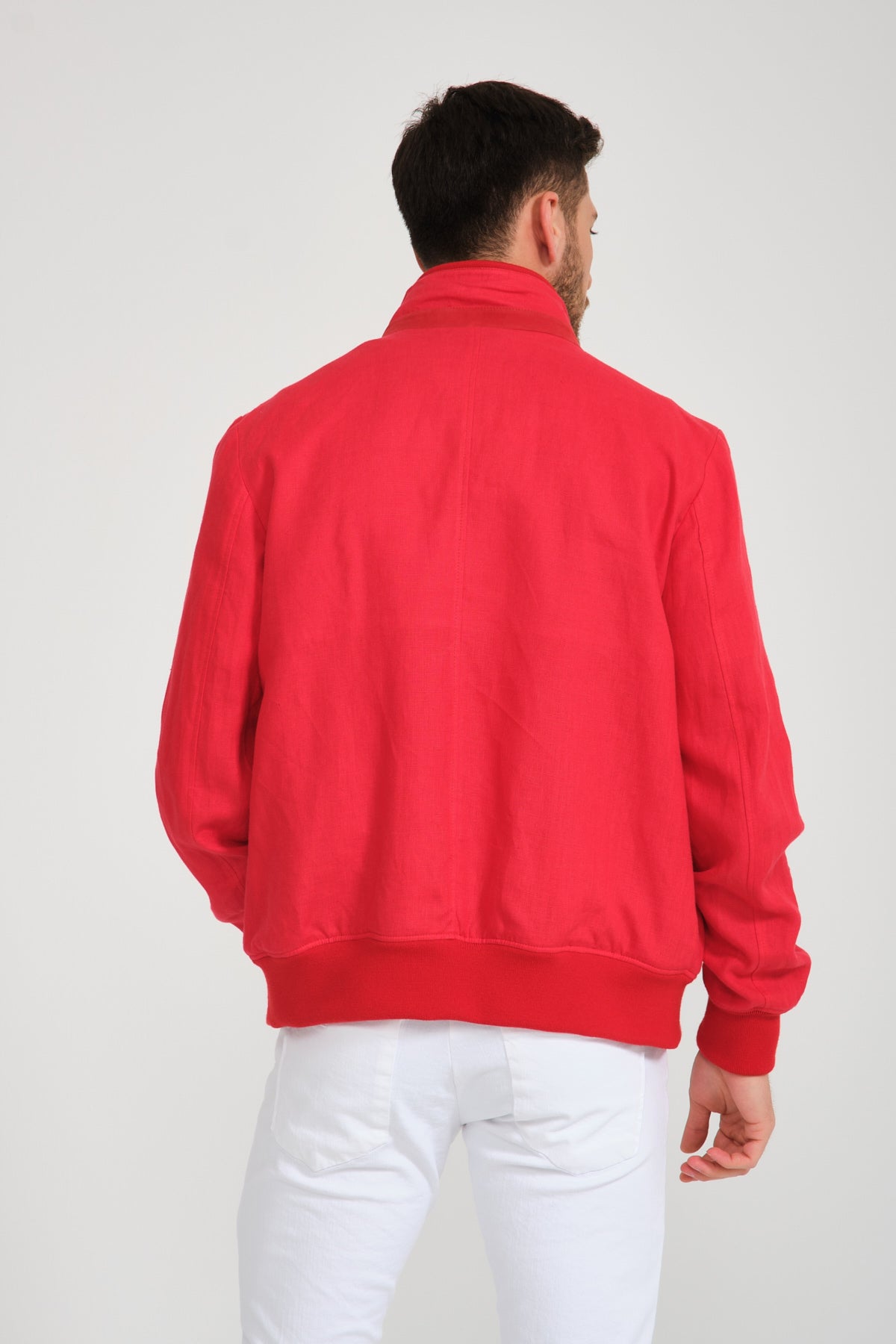 Red Linen Jacket