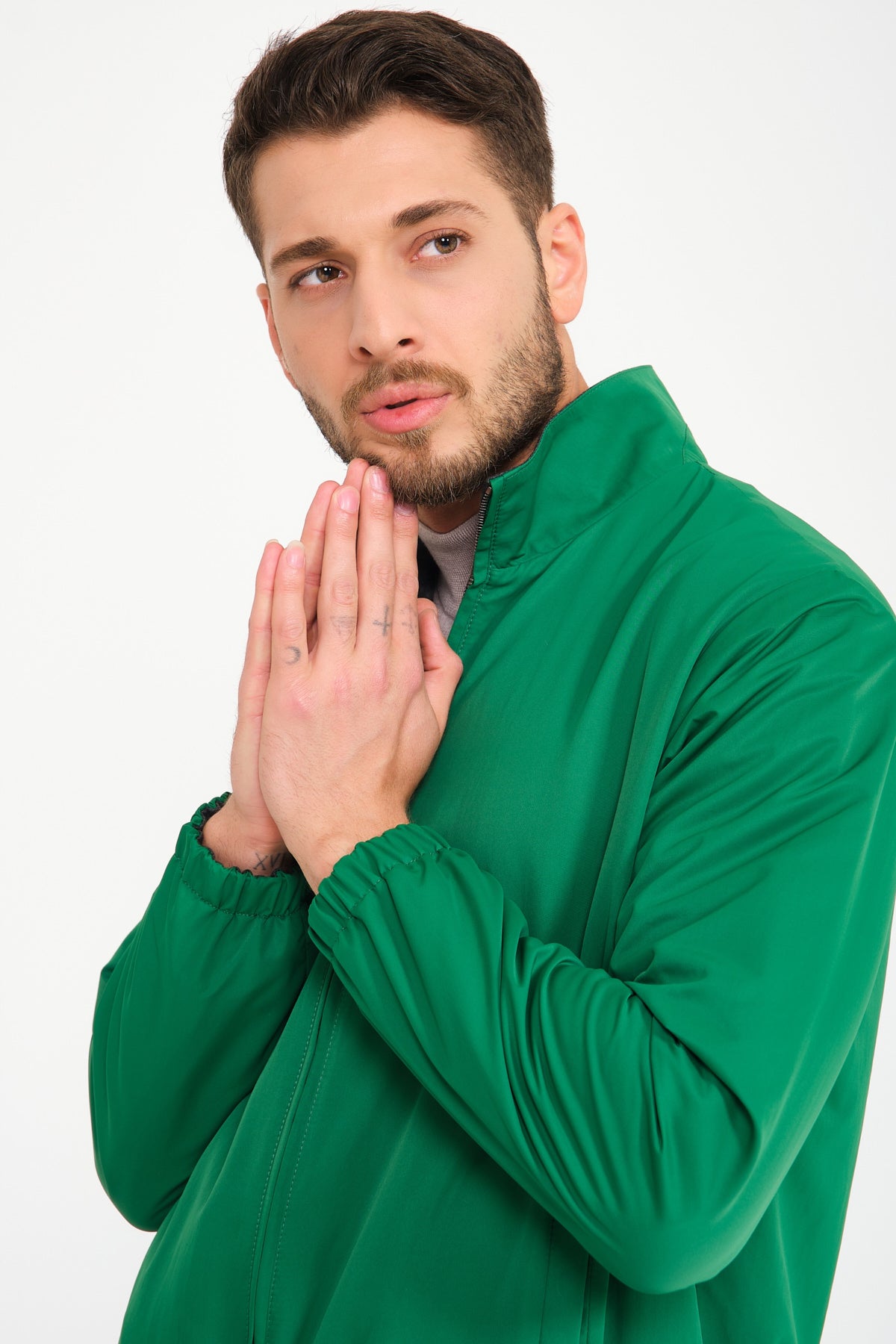 Forest Green Double Face Waterproof Jacket