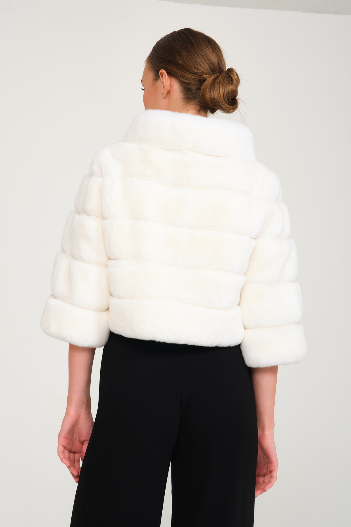 White Rex Fur Jacket