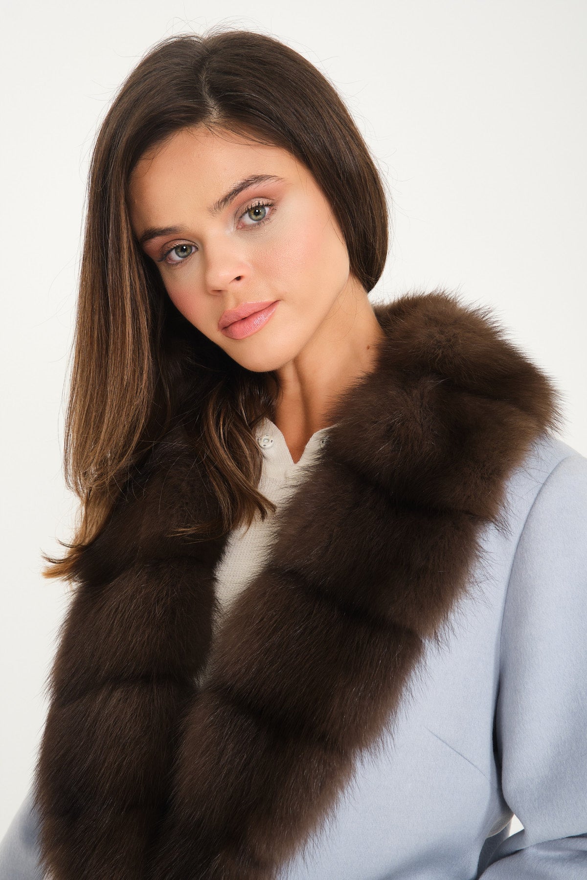 Sable hotsell fur collar