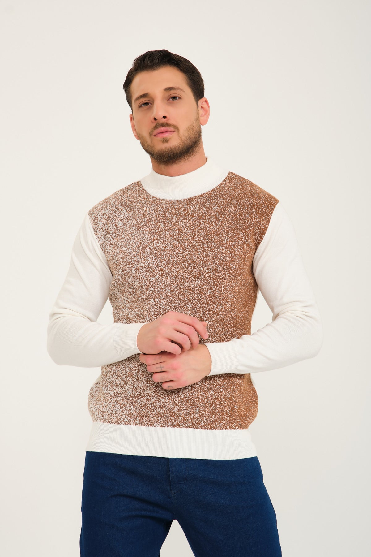 Men's Knitwear Models and Men's Knitwear Sweater Models on