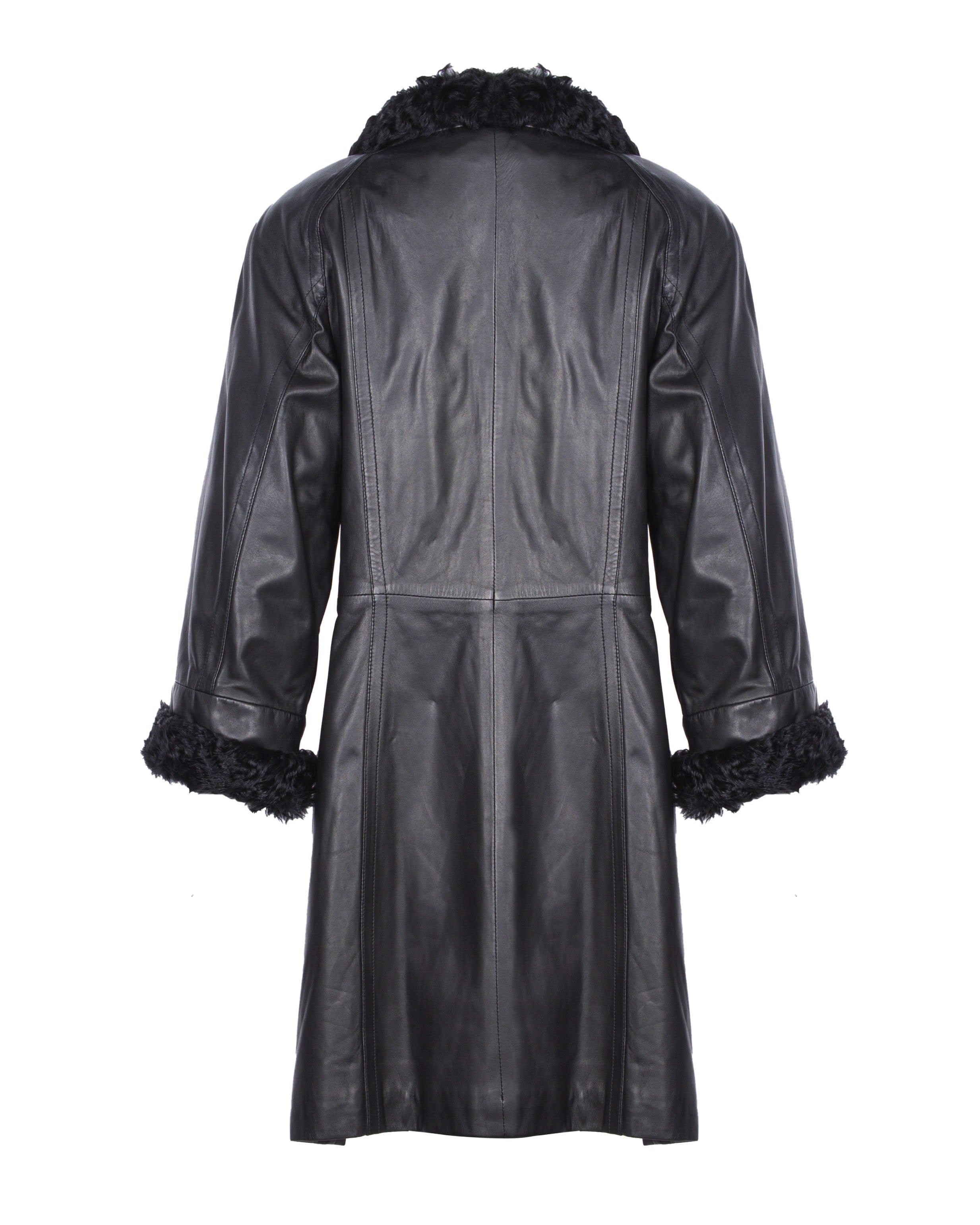Black Leather Coat