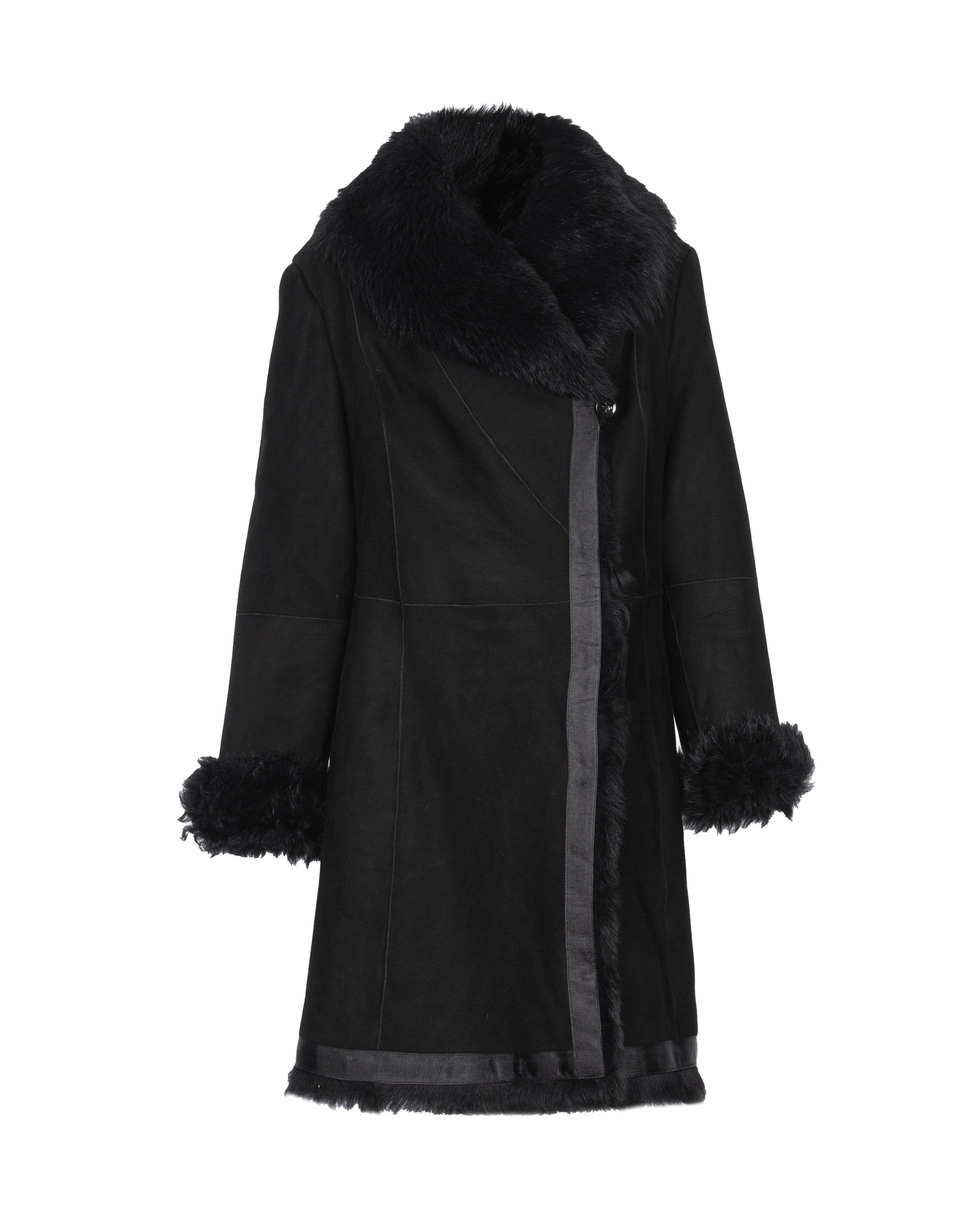Black Long Leather Coat