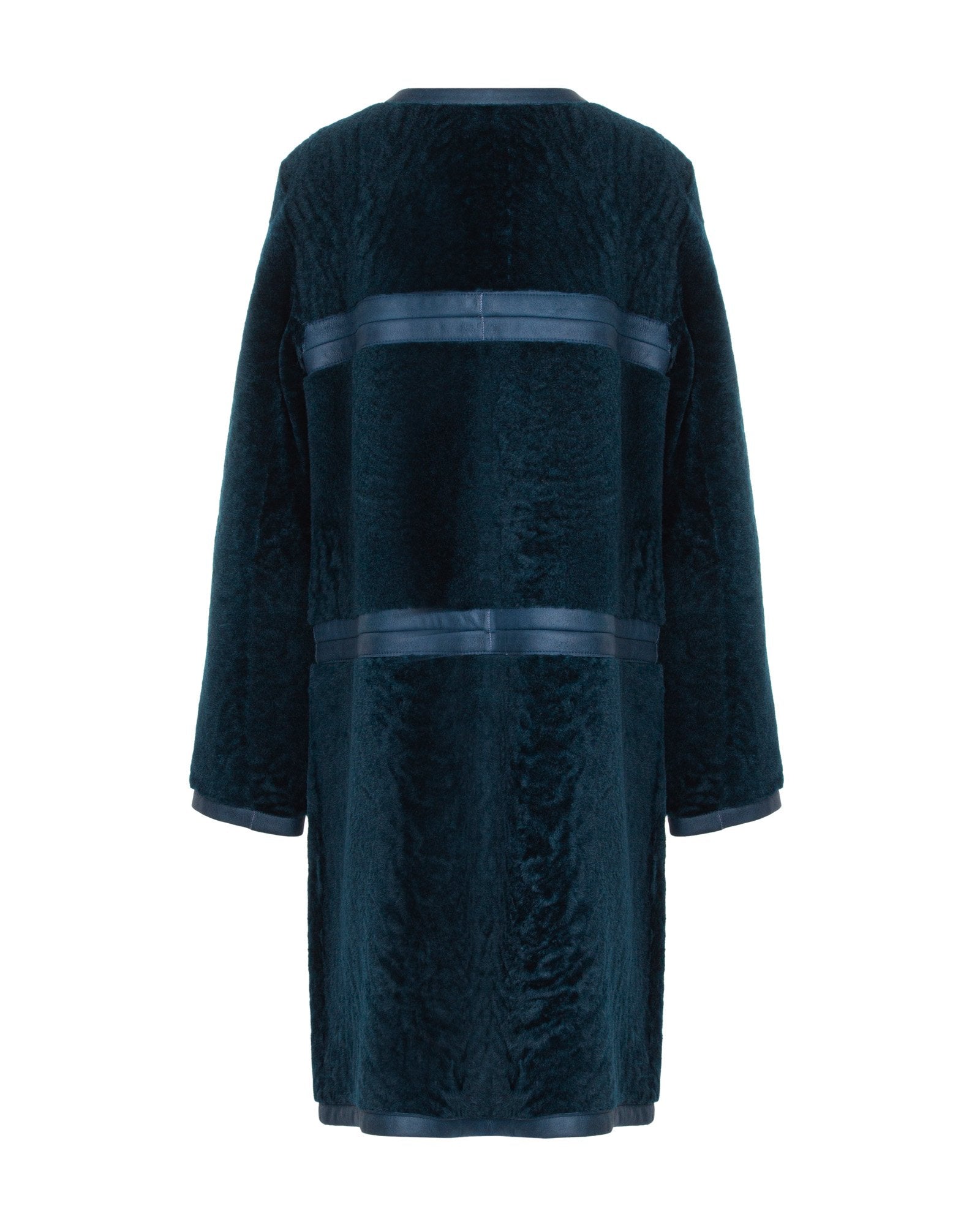 Blue Long Fur Coat