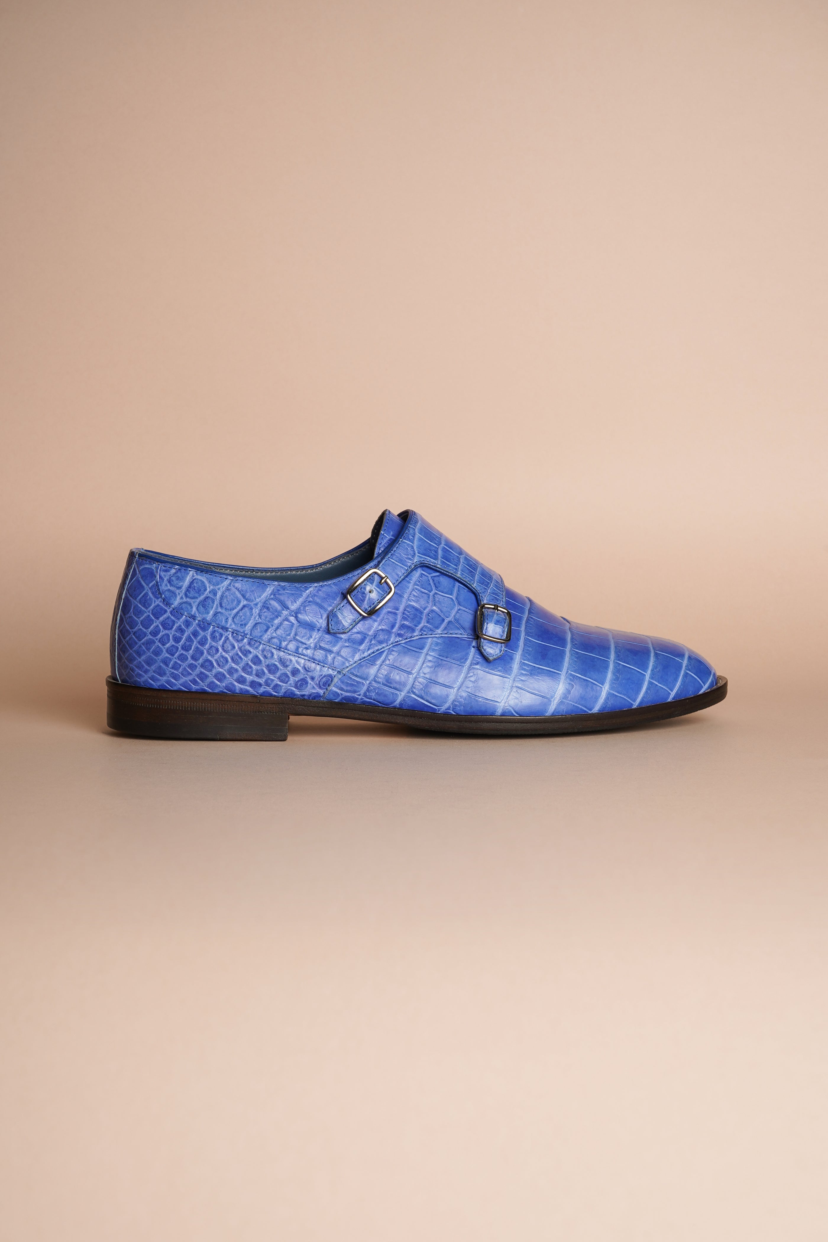 Azure Elegance Handmade Shoes