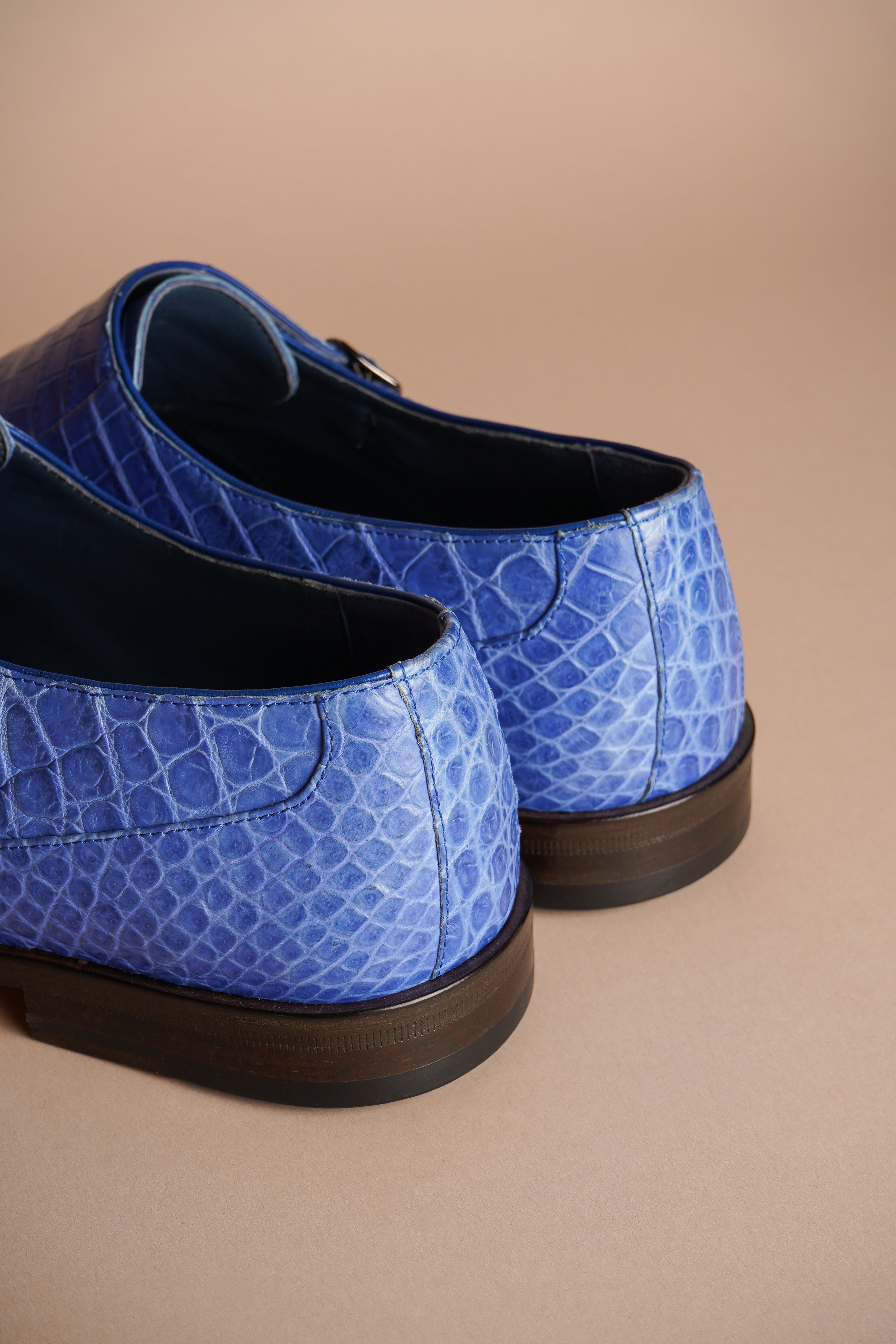 Azure Elegance Handmade Shoes