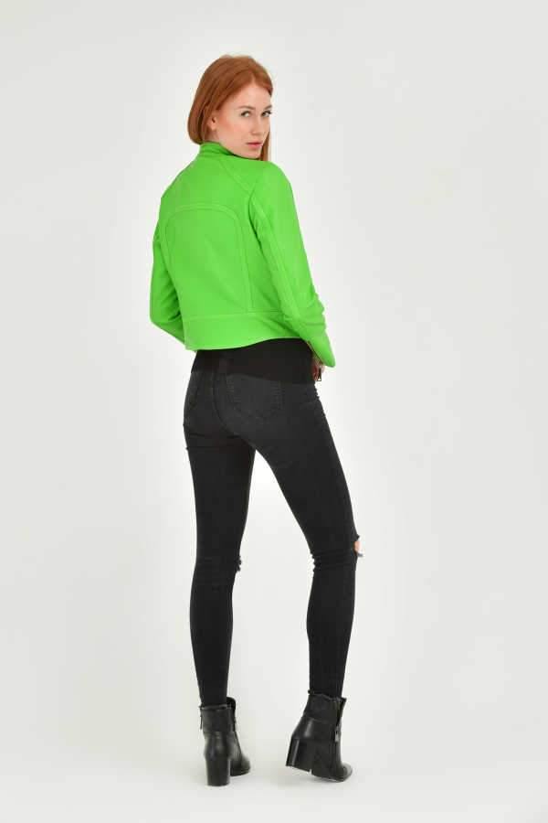Green Leather Jacket