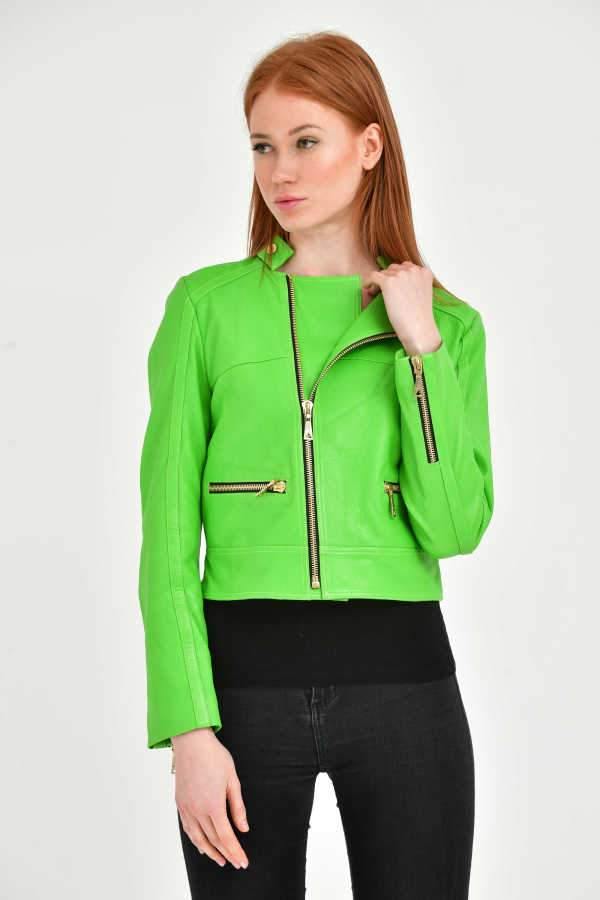 Green Leather Jacket