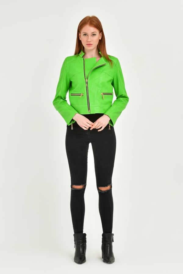 Green Leather Jacket