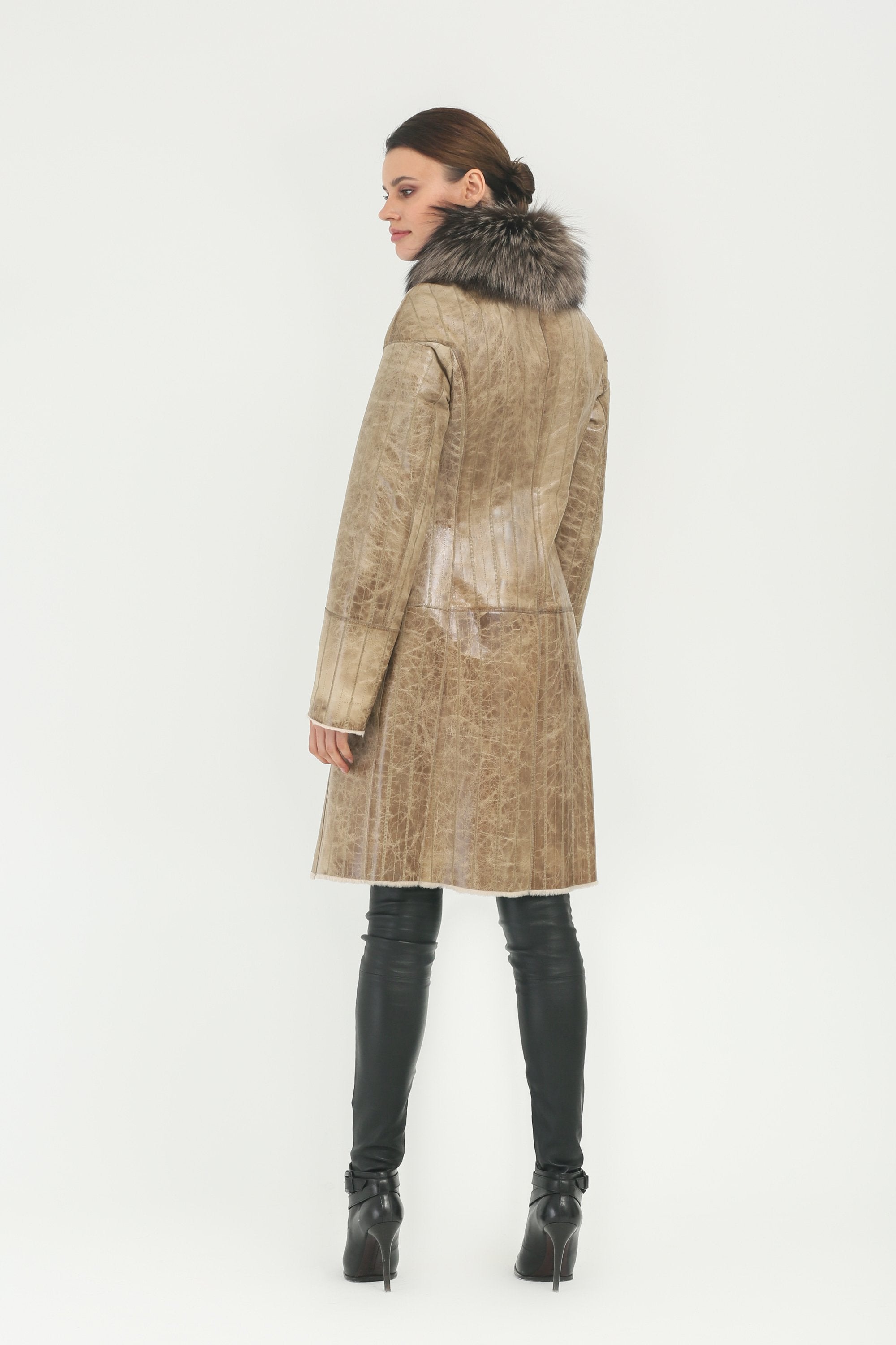 Light Brown Leather Coat